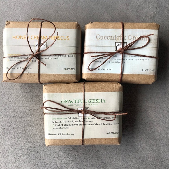 Hurricane Hill Soap Factory Other - Set of 3 ~ Artisan Soaps ~ Locally Made 🇨🇦